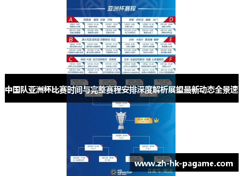 中国队亚洲杯比赛时间与完整赛程安排深度解析展望最新动态全景速 中国队亚洲杯比赛时间与完整赛程安排深度解析展望最新动态全景速