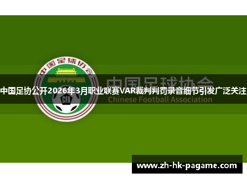中国足协公开2026年3月职业联赛VAR裁判判罚录音细节引发广泛关注